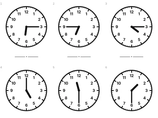 Contoh: Membaca jam